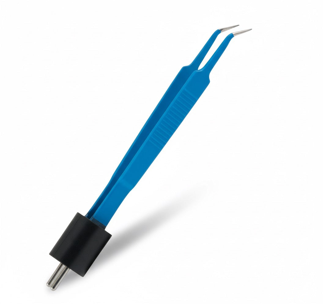 McPherson Curved Ophthalmic Bipolar Forceps