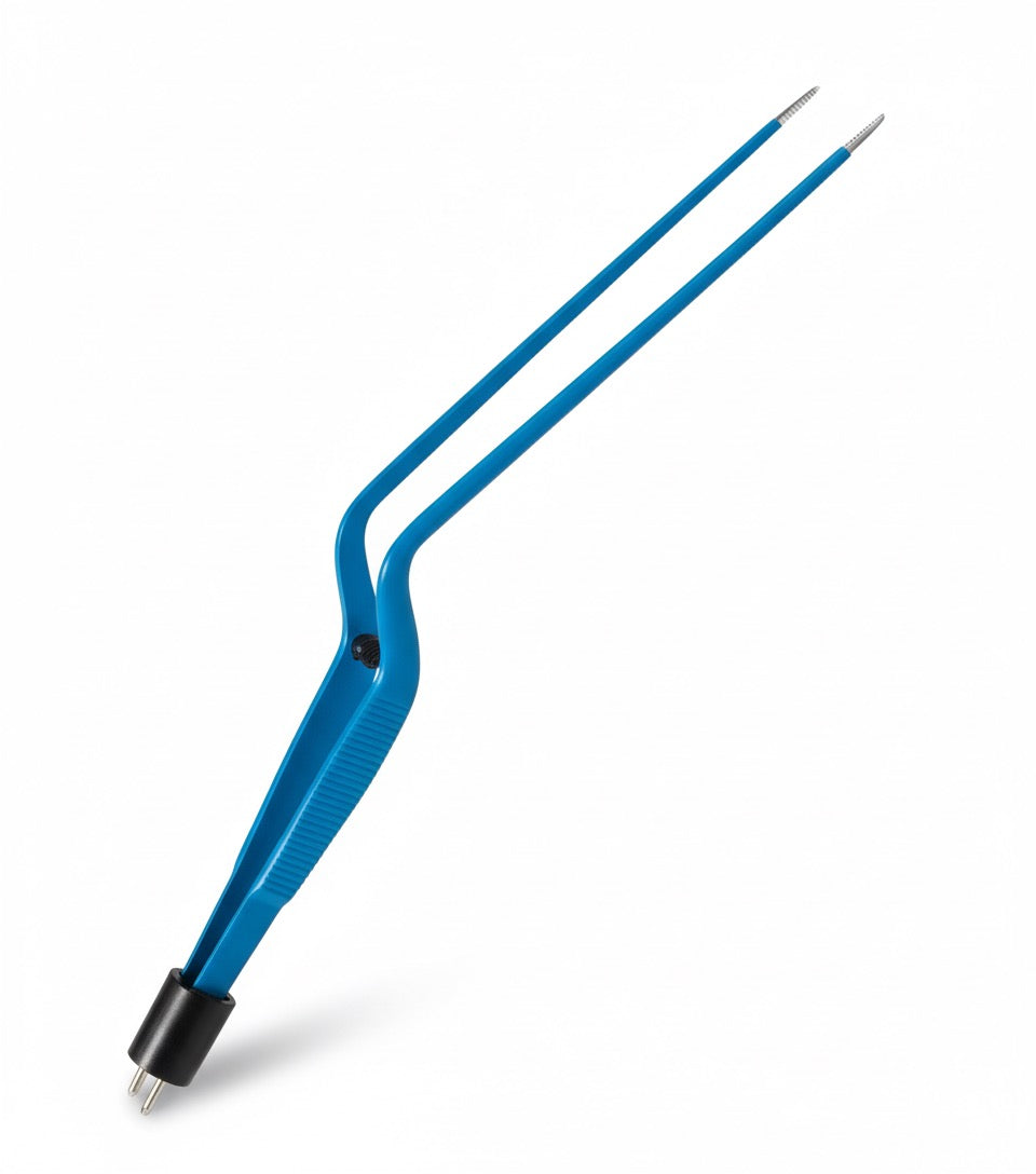 Hardy Bayonet Angled Neurosurgical Bipolar Forceps