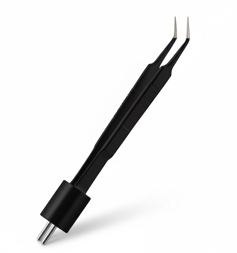McPherson Curved Non-Stick Bipolar Forceps
