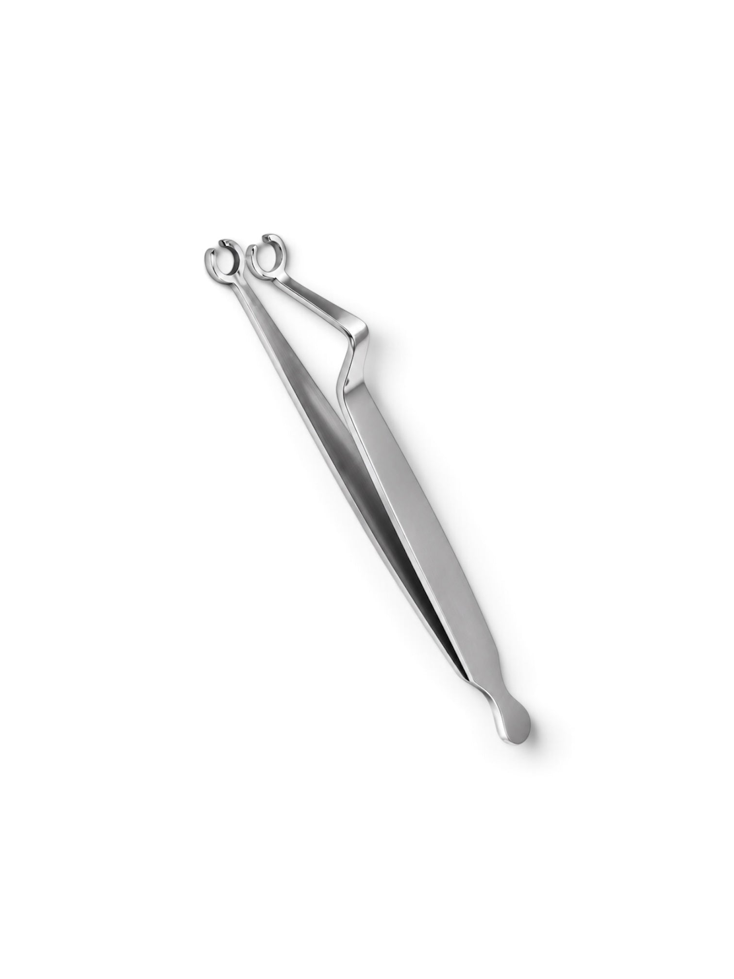Body Piercing Tweezers - Slotted Head
