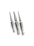 3-Piece Reverse Action Tweezers Set – Pointed & Blunt Tips